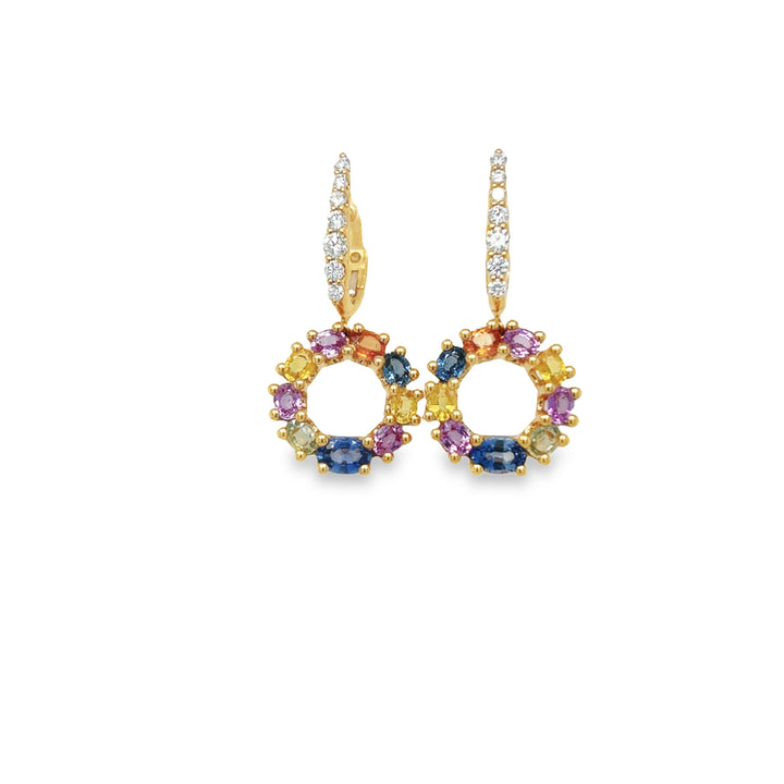 SAPPHIRE COCKTAIL EARRINGS