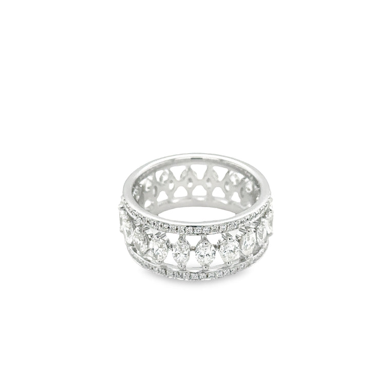 Bague en or blanc