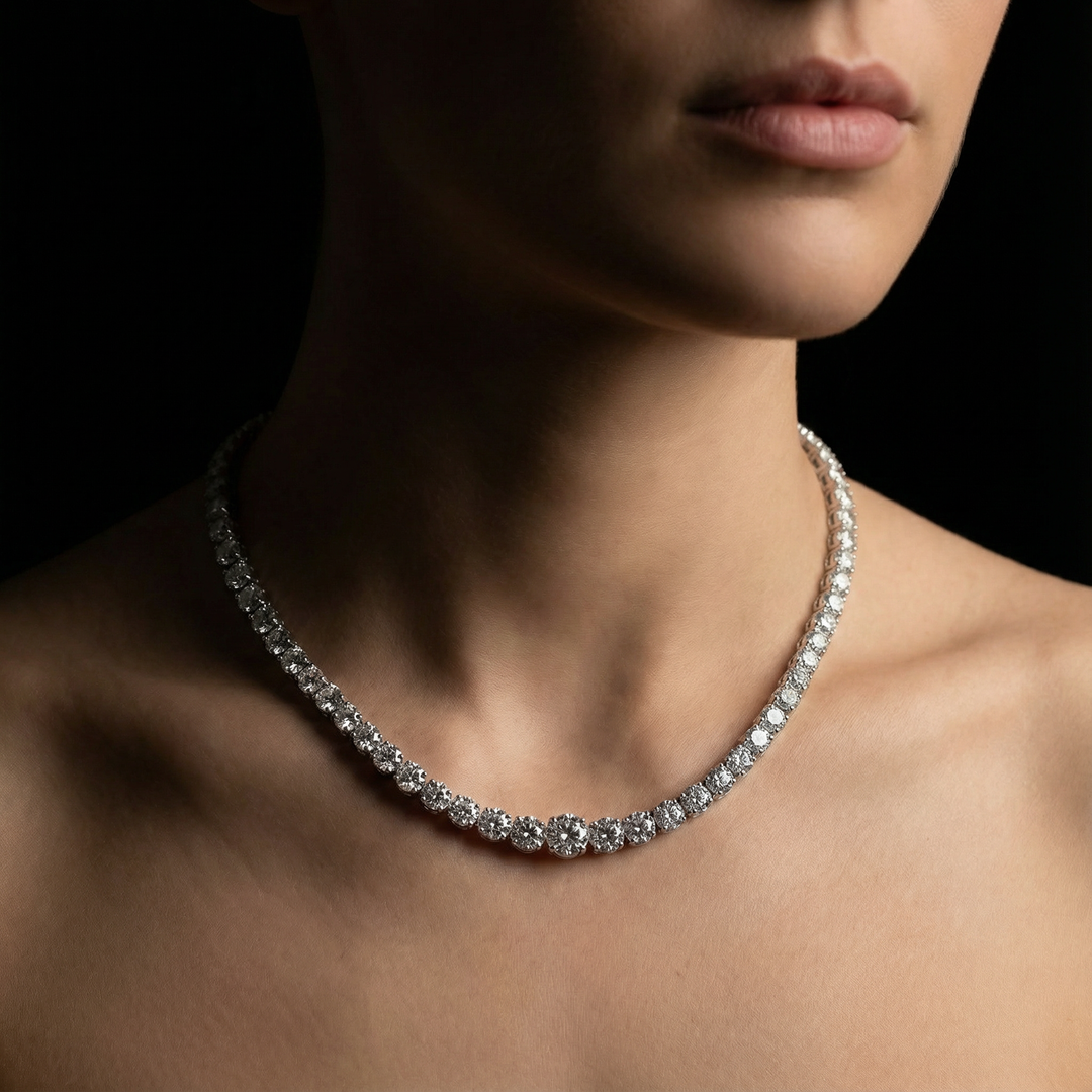 Custom-made high jewelry necklace 