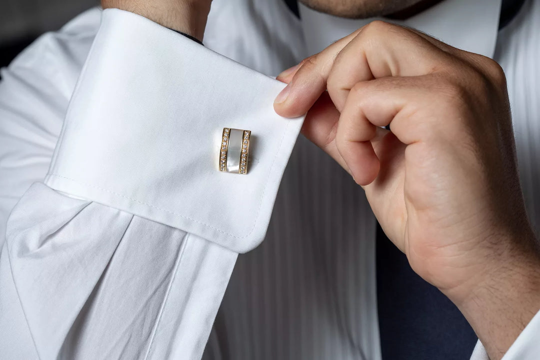 MOTHER OF PEARL CUFFLINKS