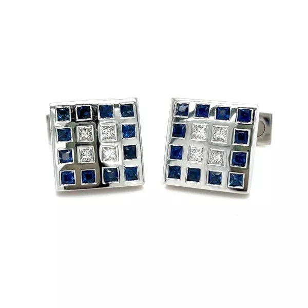 TIMELESS CUFFLINKS WHITE GOLD