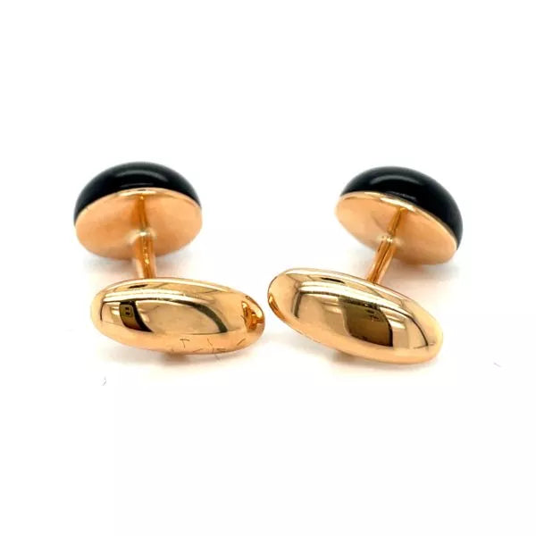 TIMELESS CUFFLINKS YELLOW GOLD