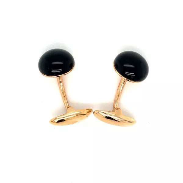 TIMELESS CUFFLINKS YELLOW GOLD