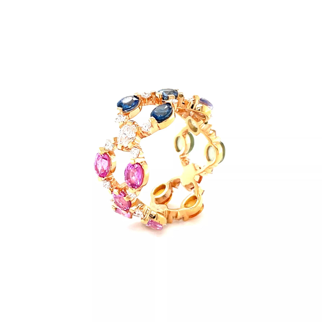 SAPPHIRE BAND RING
