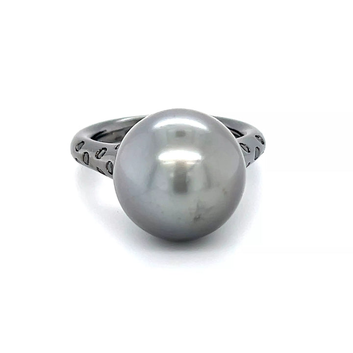 DIAMOND PEARL RING