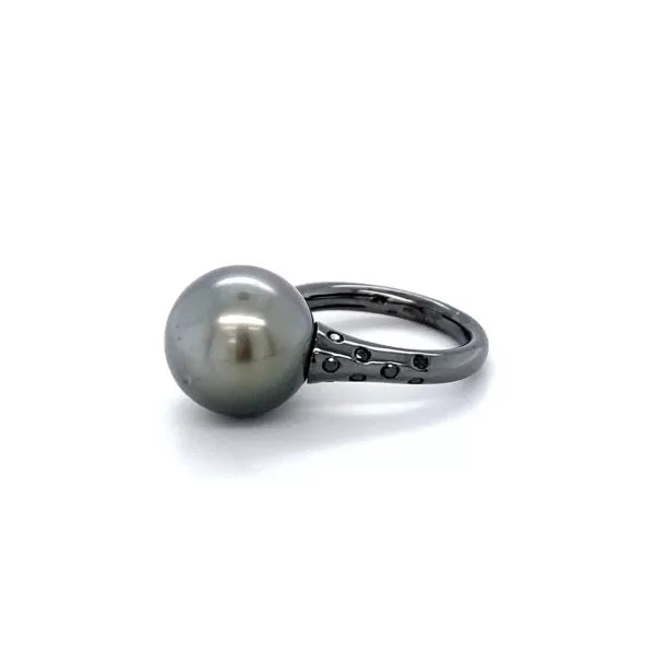 DIAMOND PEARL RING