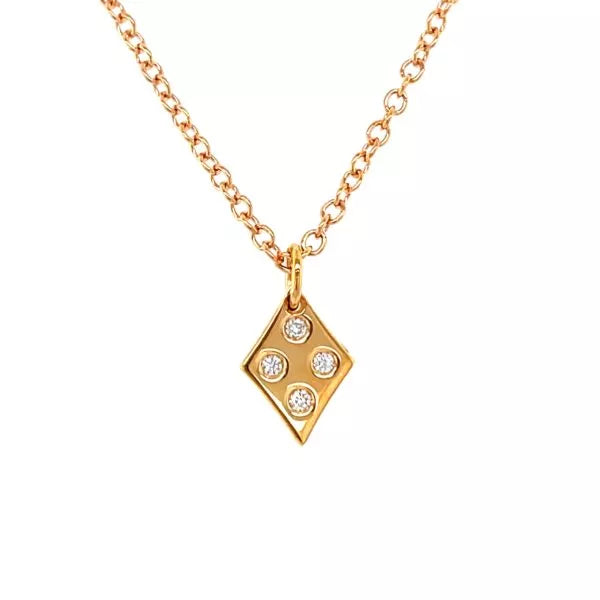 COLLIER SYMBOLE DIAMANT