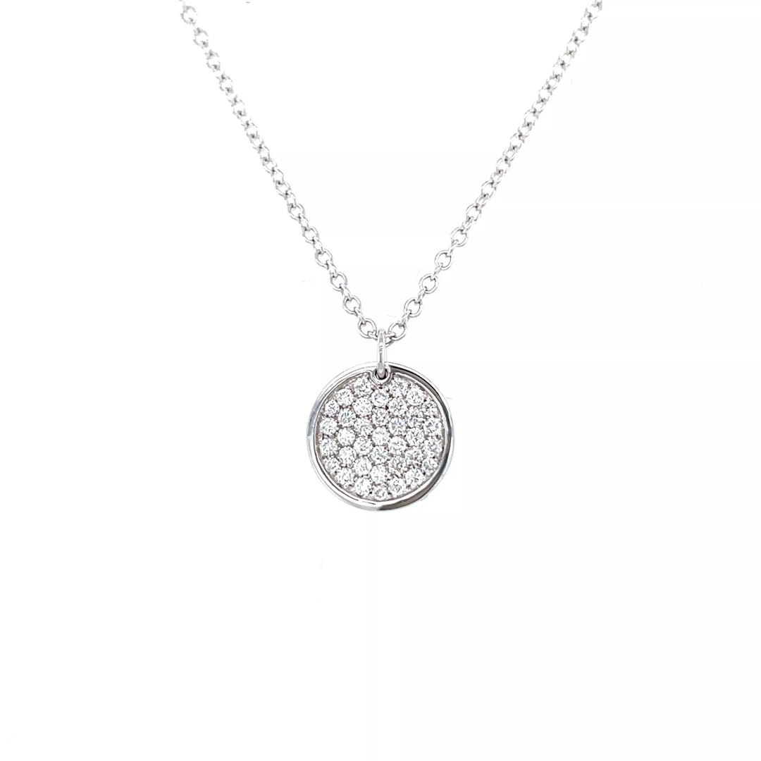 DIAMOND ROUND PENDANT