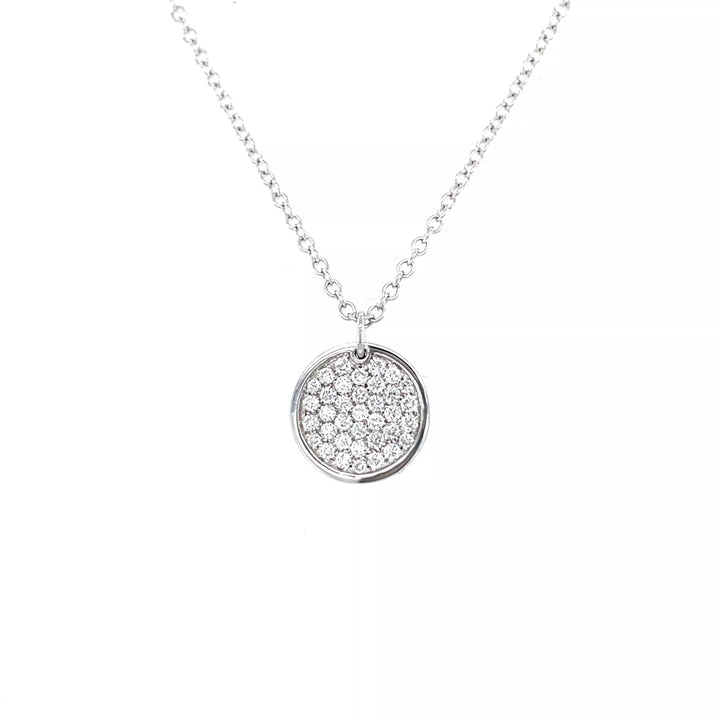 DIAMOND ROUND PENDANT