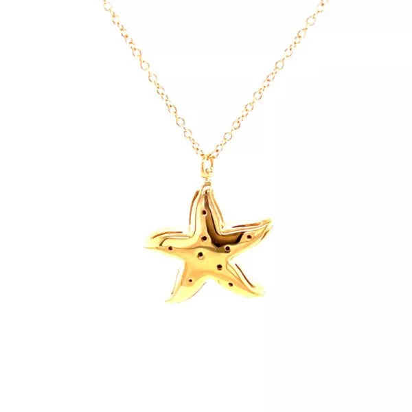 STARFISH DIAMOND PENDANT