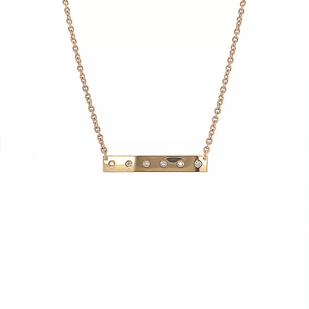 DIAMOND BAR PENDANT