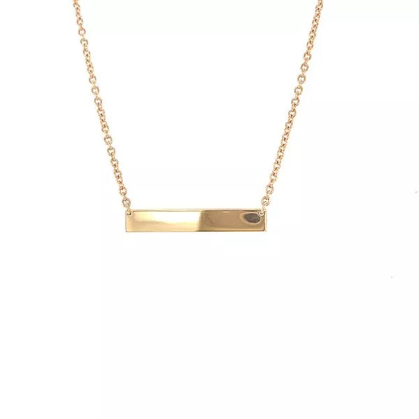 DIAMOND BAR PENDANT