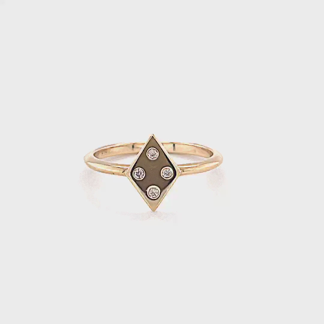 DIAMOND SYMBOL RING