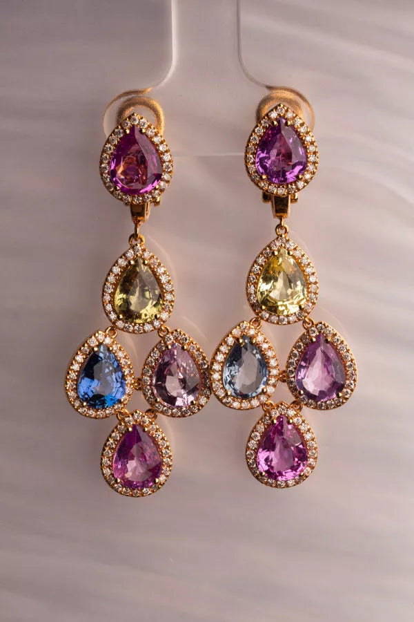 SAPPHIRE DROP EARRINGS