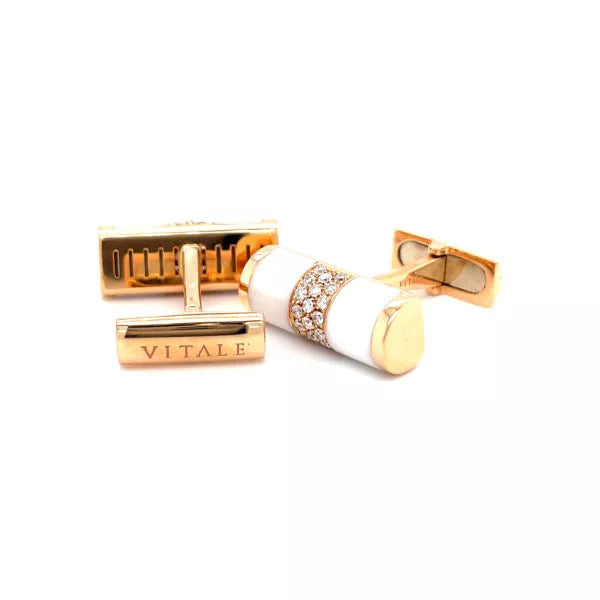 DIAMOND CUFFLINKS