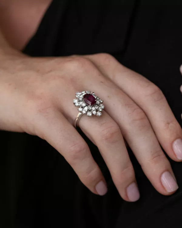 COCKTAIL RUBY RING