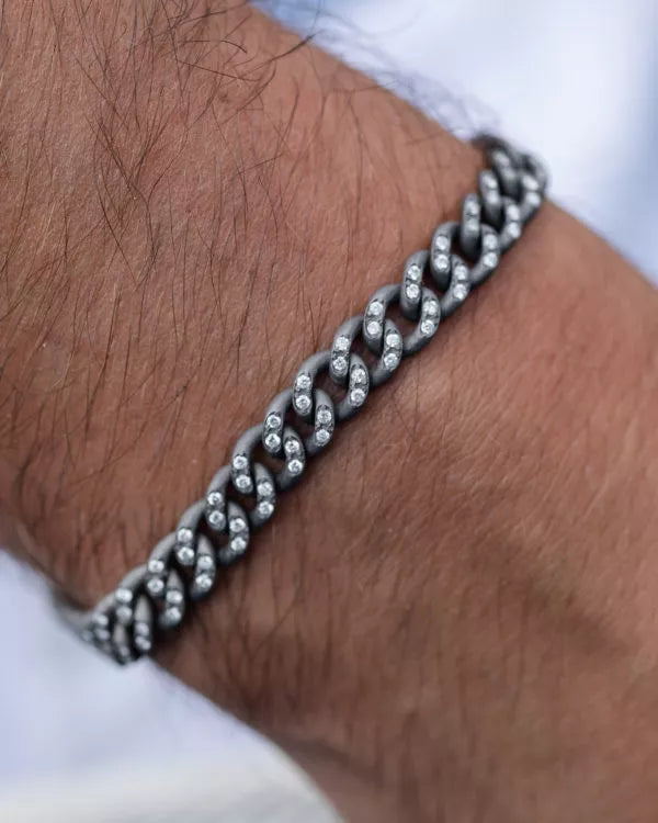 BRACELET DIAMANT TITANE