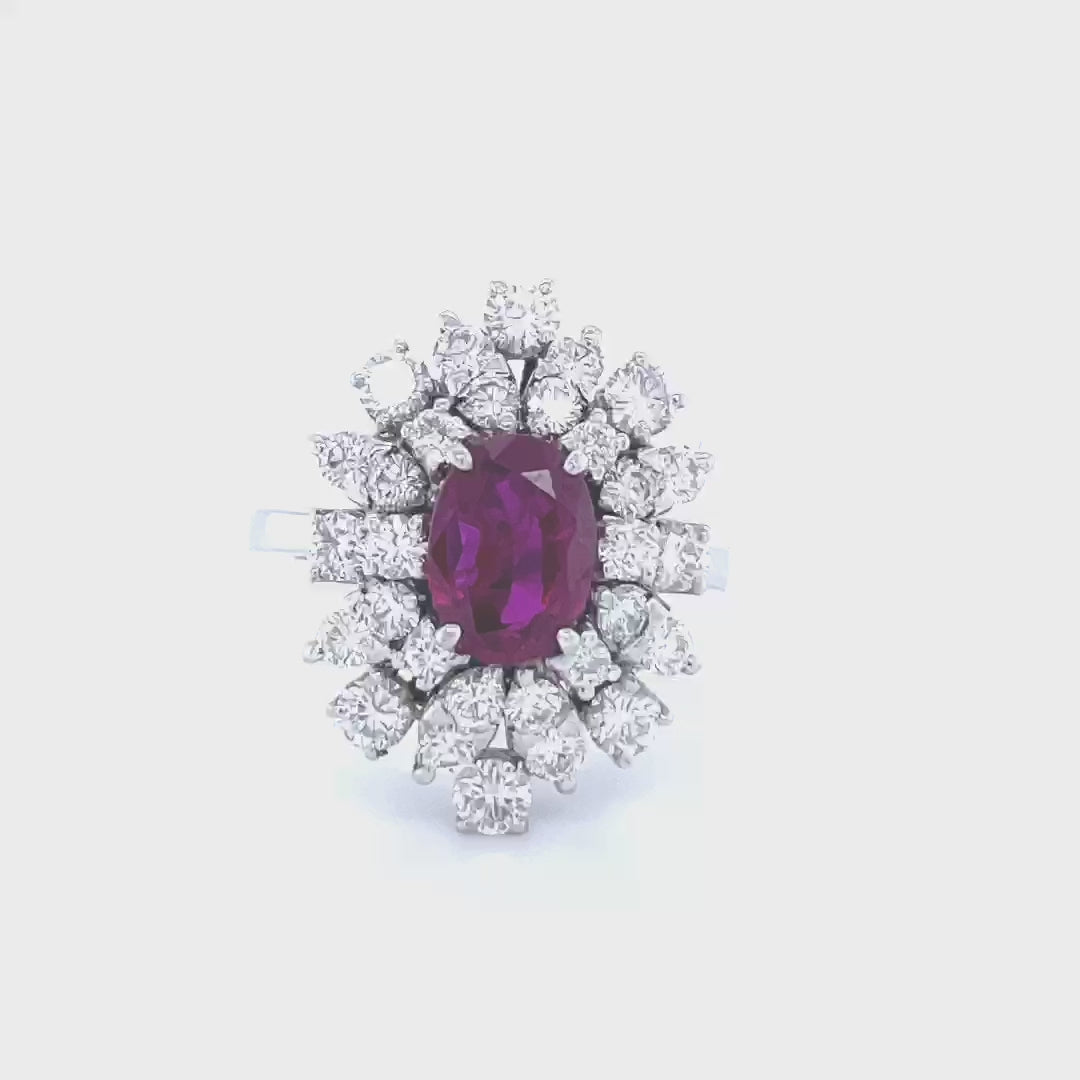 COCKTAIL RUBY RING