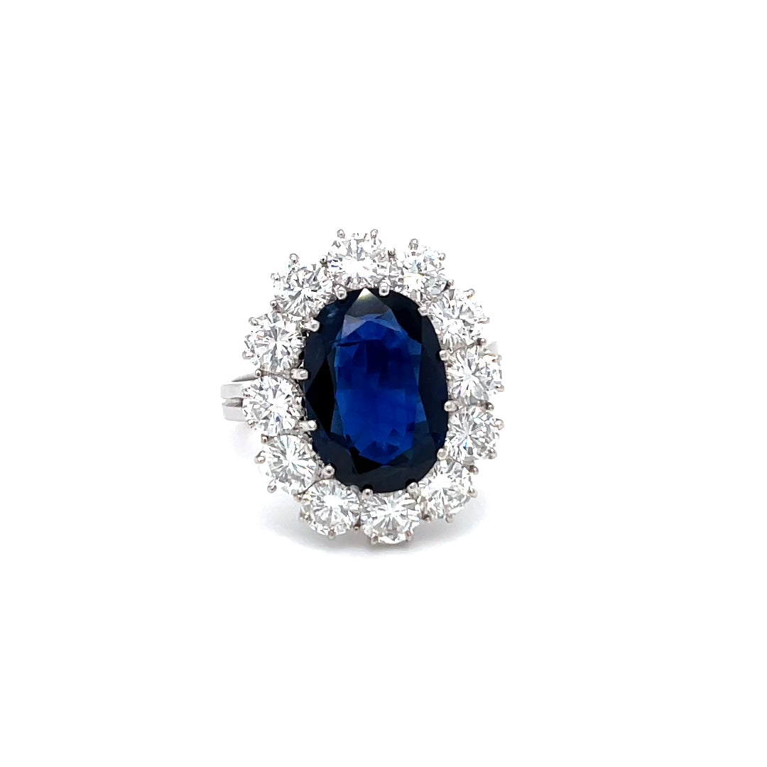 SAPPHIRE COCKTAIL RING