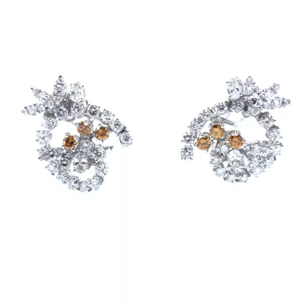 BOUCLES D'OREILLE EN DIAMANT