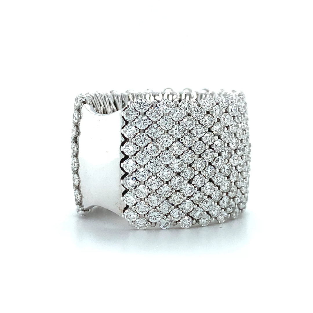 BAGUE FLEXIBLE DIAMANTS