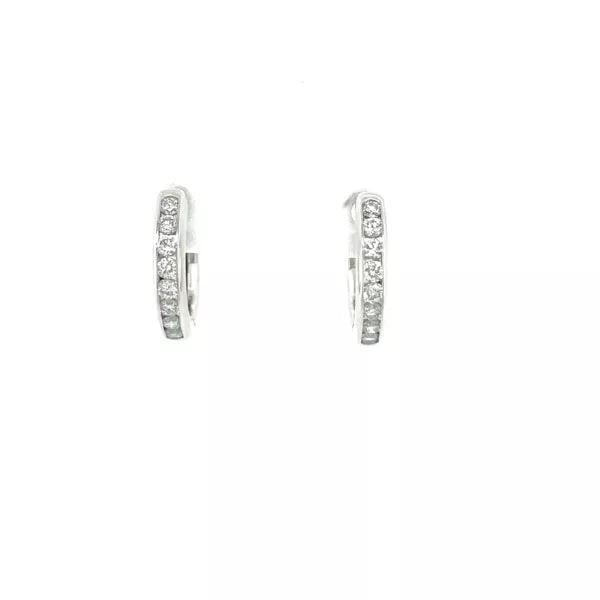 BOUCLES D'OREILLES CRÉOLES DIAMANT