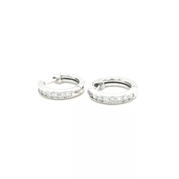 DIAMOND HOOP EARRINGS