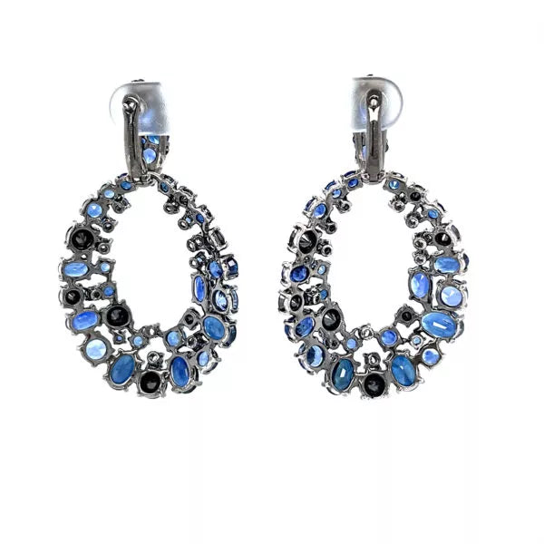 BOUCLES D'OREILLES LUSTRE SAPHIR